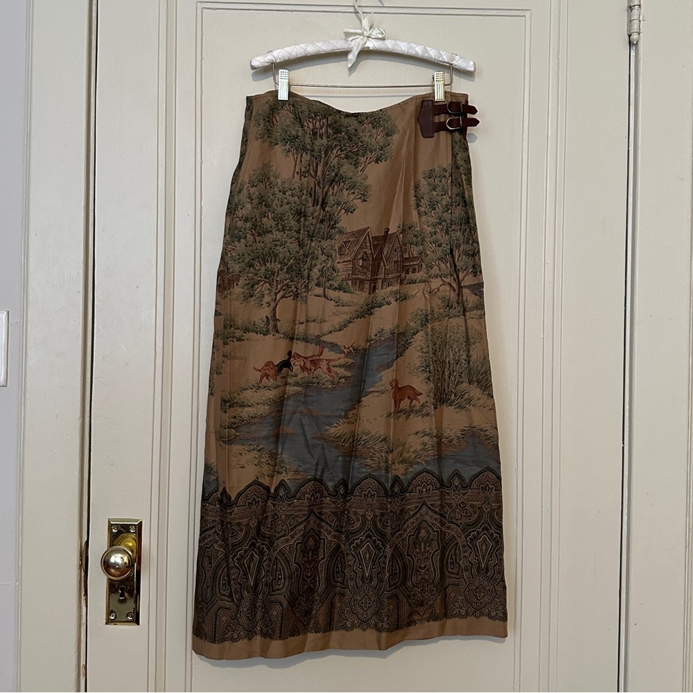 Vintage Ralph Lauren Tapestry Skirt